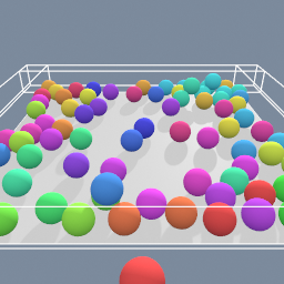 Physics Simulation (RBDs, Many objects)