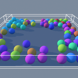 Physics Simulation (RBDs, Many objects)