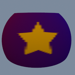 Painting a picture onto points