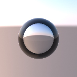 An air bubble, with an IOR below 1