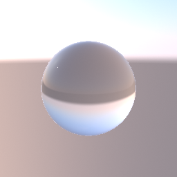 Glass with and without an environment