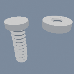 A Bolt & Nut with SDF
