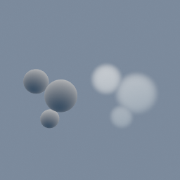 A 3D texture of soft spheres