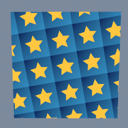 A tiled material