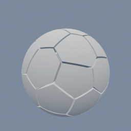 A sphere broken into pieces