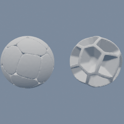 Voronoi pebbles and foam